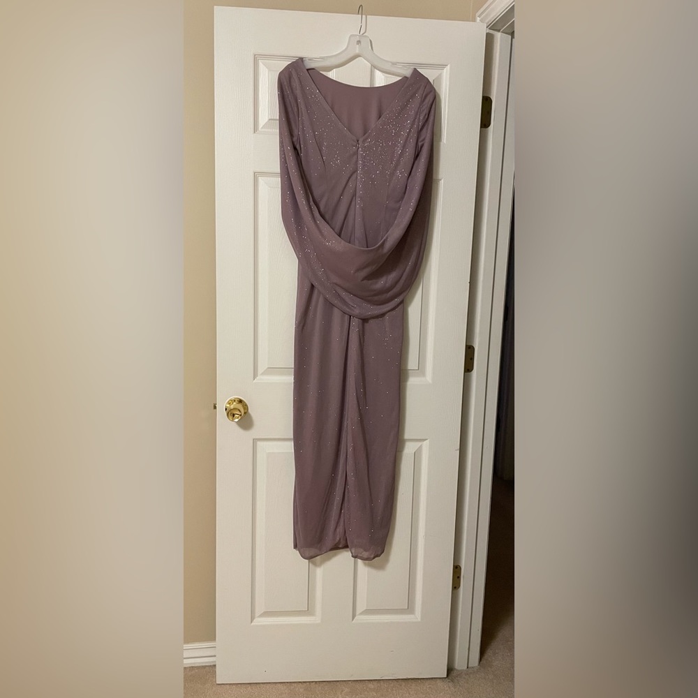 lavender long formal dress size 6